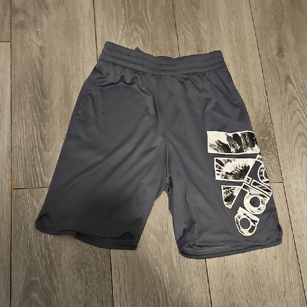Adidas Gray Graphic Shorts